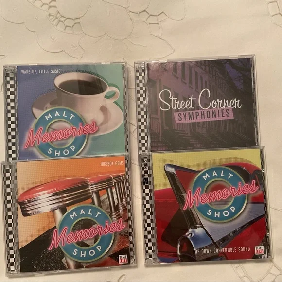 TIME LIFE, SUPERSET MALT SHOP MEMORIES 8 CD'S 240 TRACT SONGS